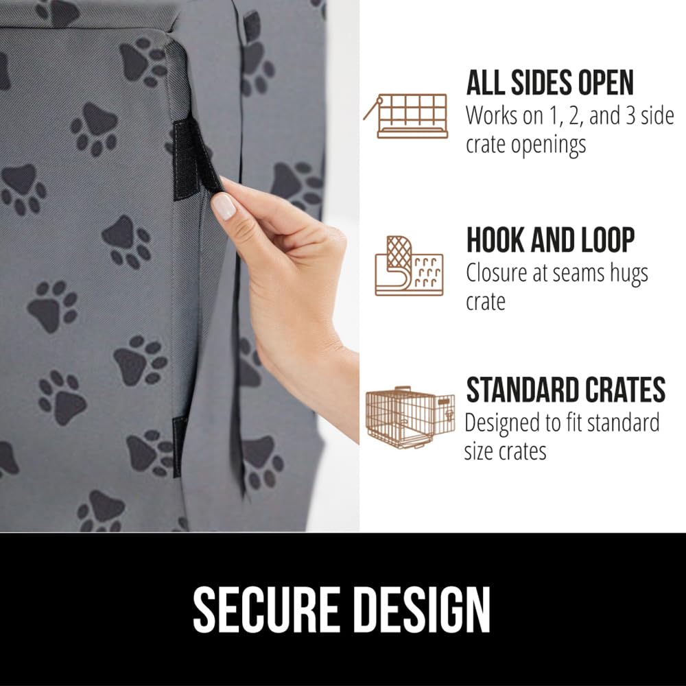 GORILLA GRIP dog crate cover bottom-corner secure keeps cover in place