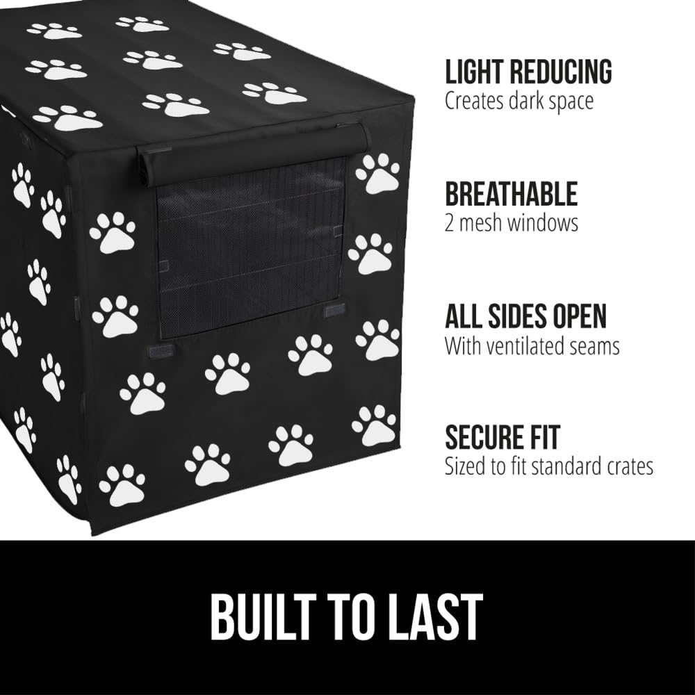 GORILLA GRIP crate cover with breathable mesh window for airflow and visibility.