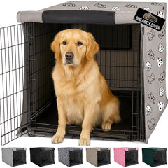 GORILLA GRIP Dog Crate Cover front vent window improves visibility and airflow for calmer sessions