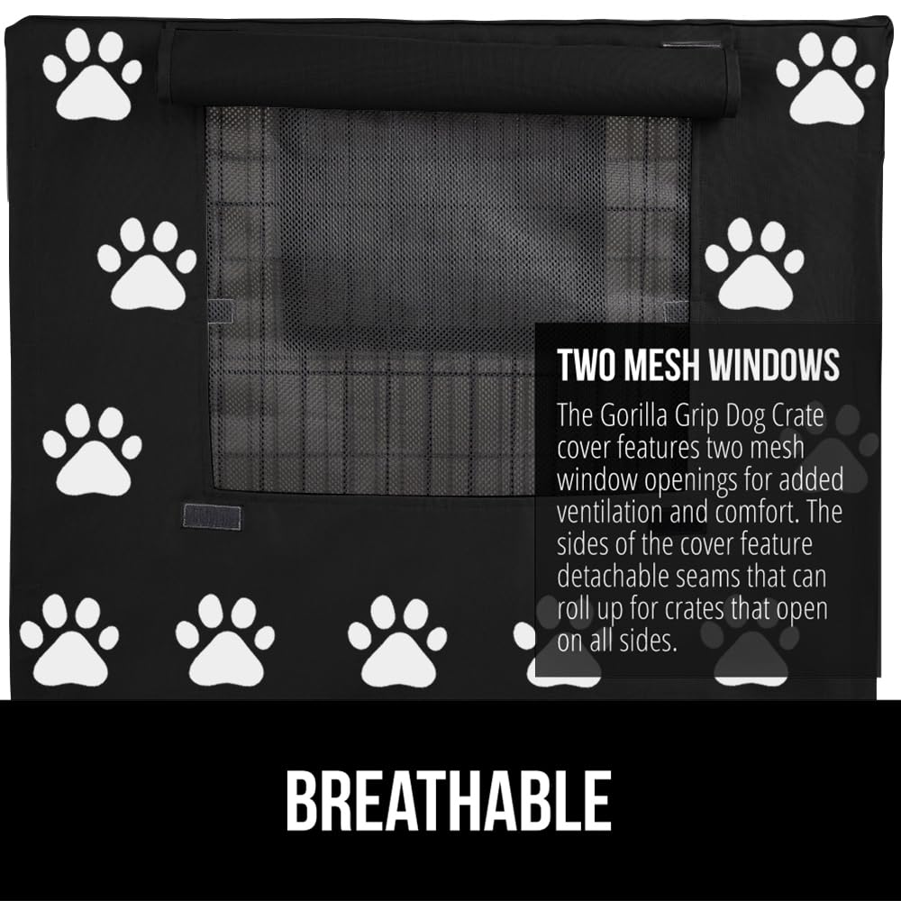 GORILLA GRIP hook-and-loop seams keep the cover securely in place.