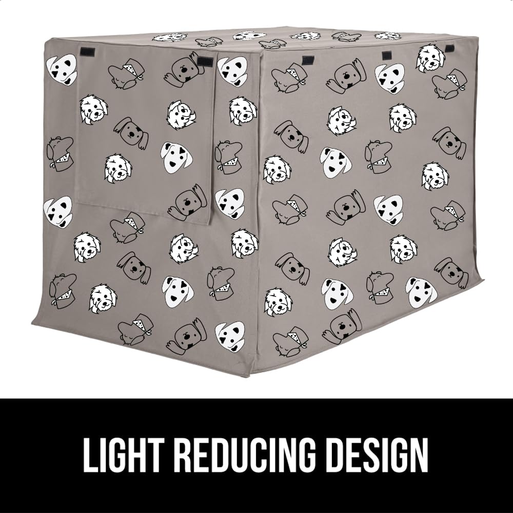 gorilla grip dog crate cover machine washable for easy cleaning