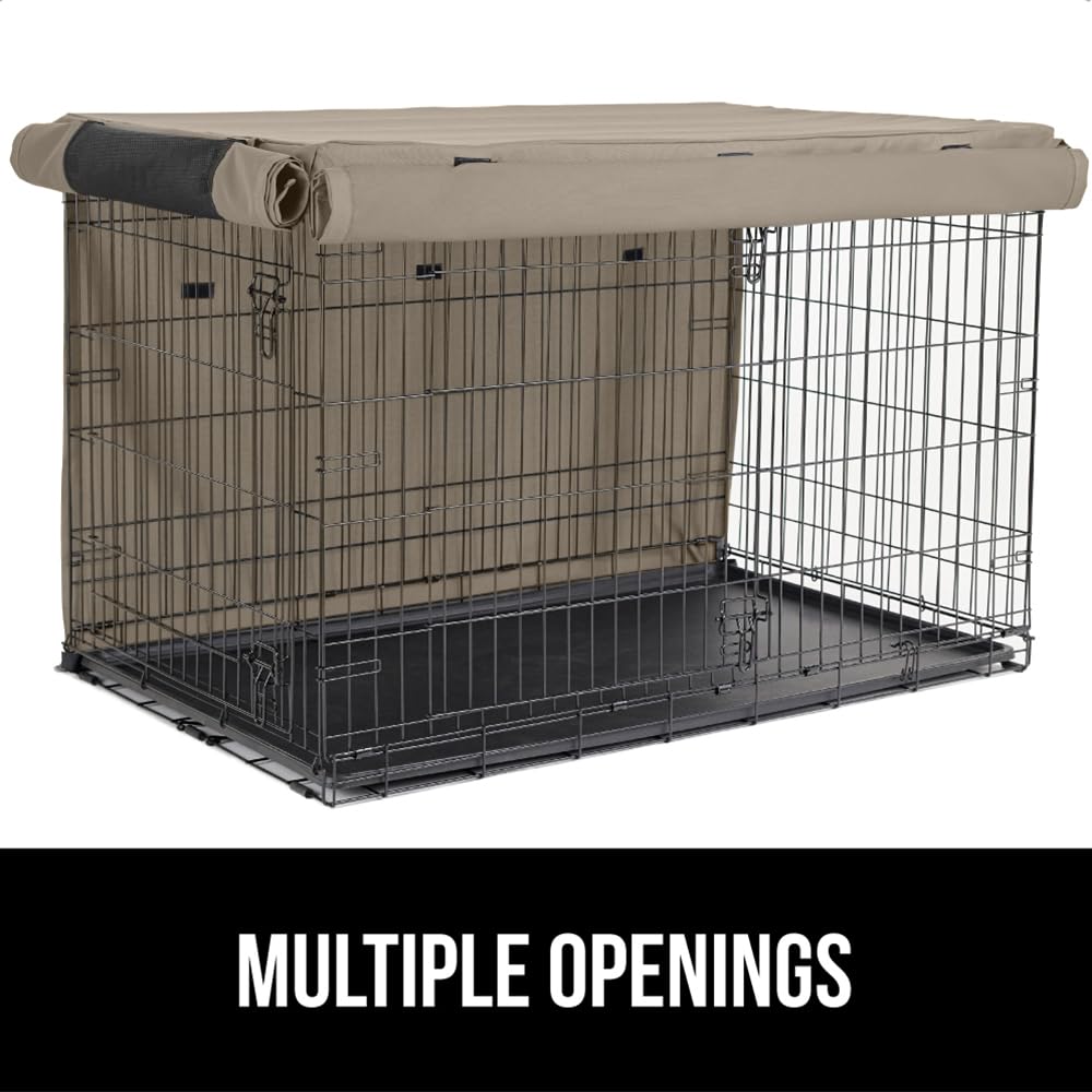 Gorilla Grip crate cover attached securely with hook-and-loop fasteners