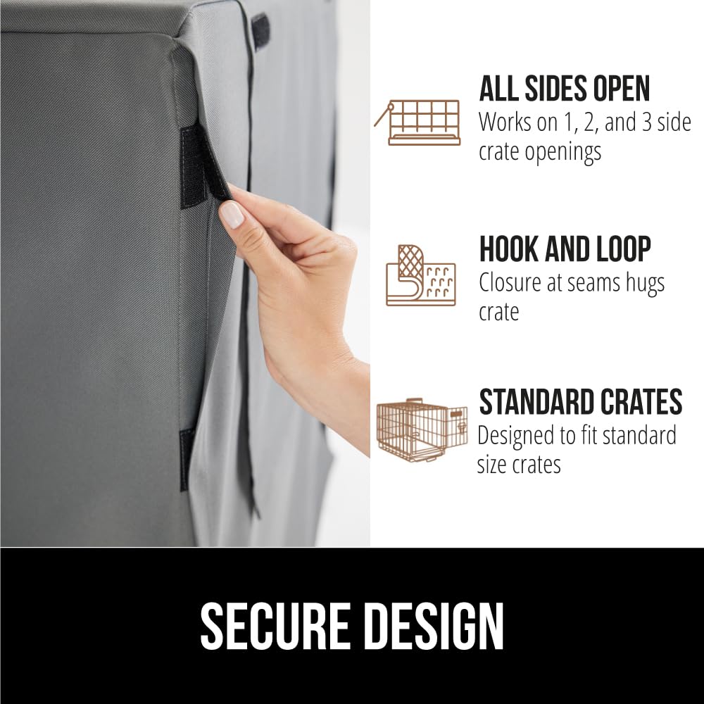 Gorilla Grip side flaps open on a crate cover for versatile access.