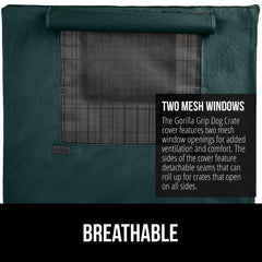 GORILLA GRIP side-flap design adapts to single, double, or triple door crates