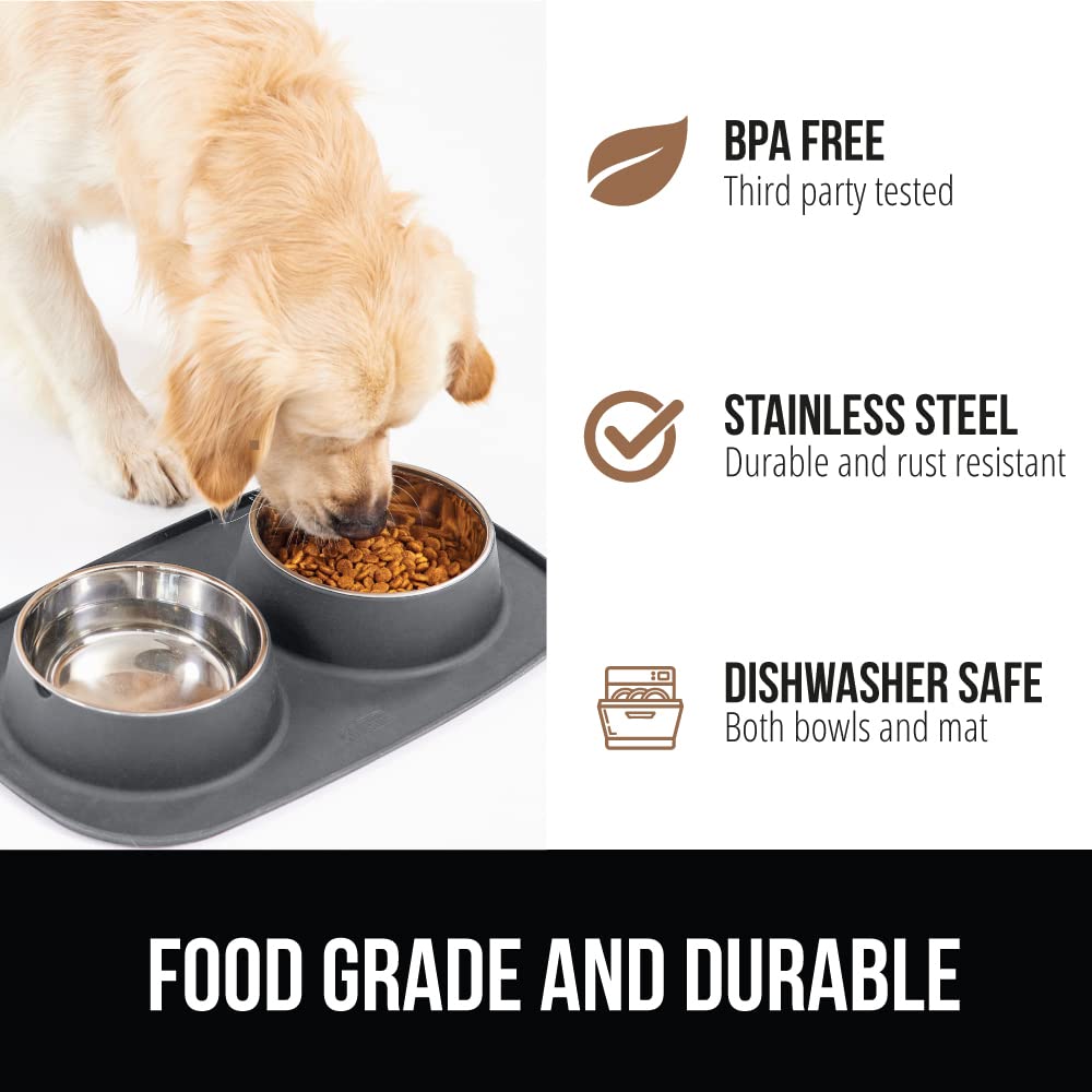 GORILLA GRIP feeding-mat-dishwasher-safe-materials highlights BPA-free, dishwasher-safe components.