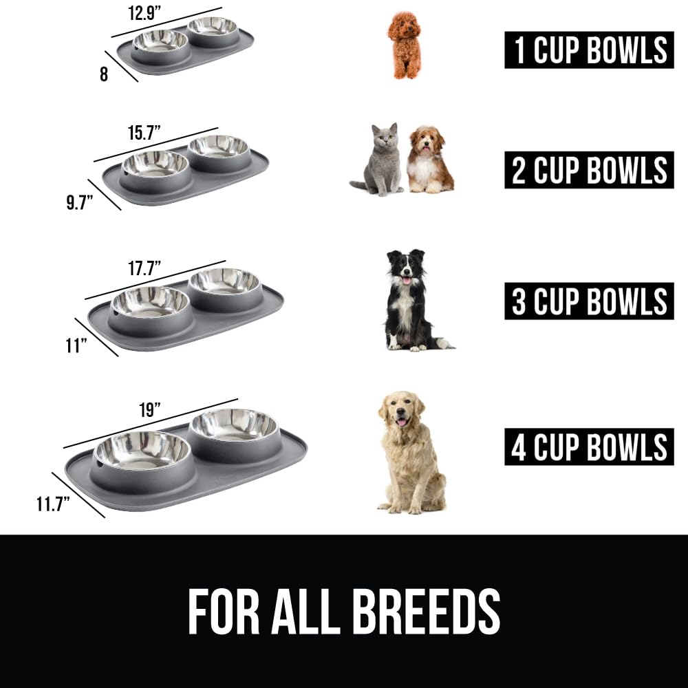 GORILLA GRIP BPA-free, food-grade materials ensure safe use for pets.