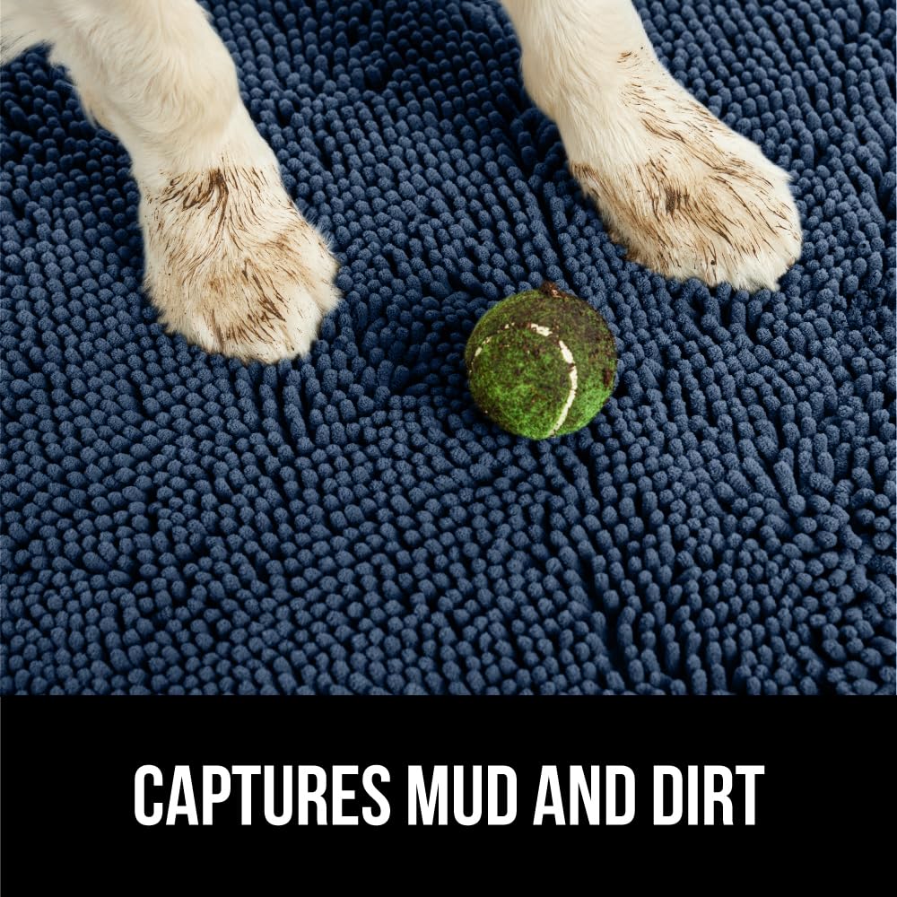GORILLA GRIP SOAKSTOPPER absorbent layer captures moisture before it reaches floors.