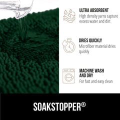 GORILLA GRIP SoakStopper base antideslizante protege el suelo.