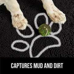 GORILLA GRIP SoakStopper chenille pile closeup conveys plush softness and quick-dry performance