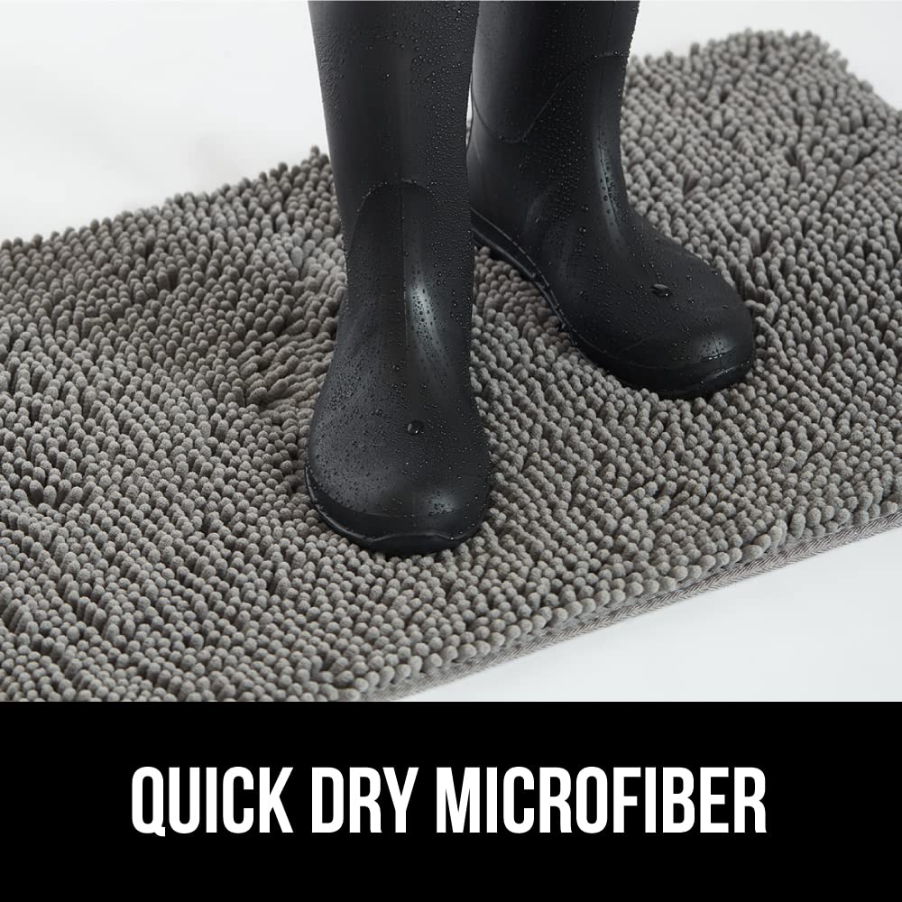 GORILLA GRIP SoakStopper ideal entryway mat for pet households.