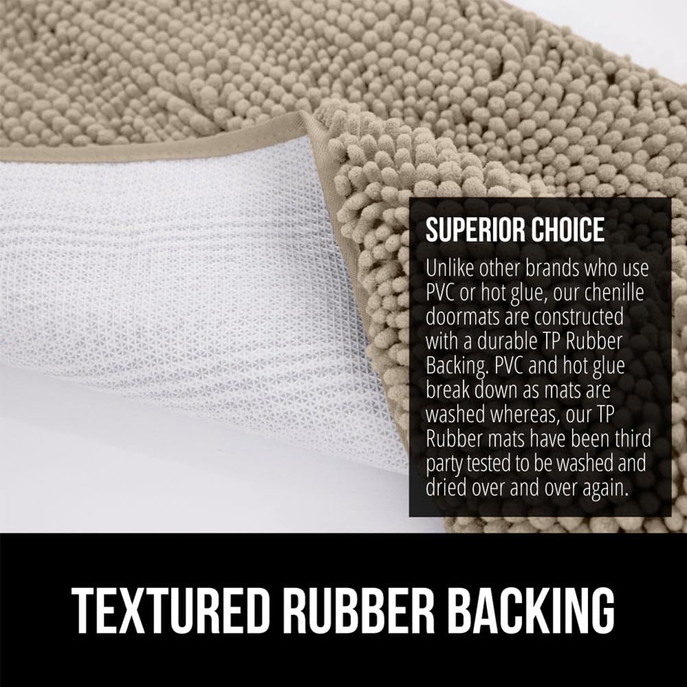 Gorilla Grip SoakStopper is machine washable and fade resistant.