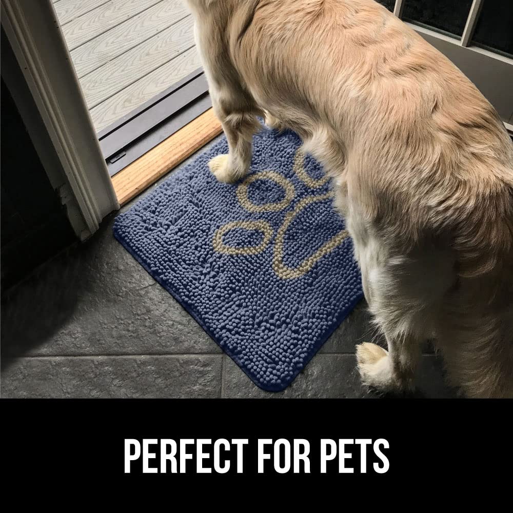 GORILLA GRIP SoakStopper mat resists fading in busy entrances