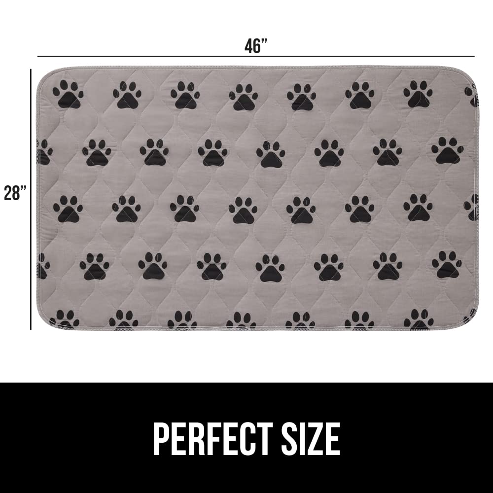 GORILLA GRIP washable puppy pads protects sofa with reusable pee pad