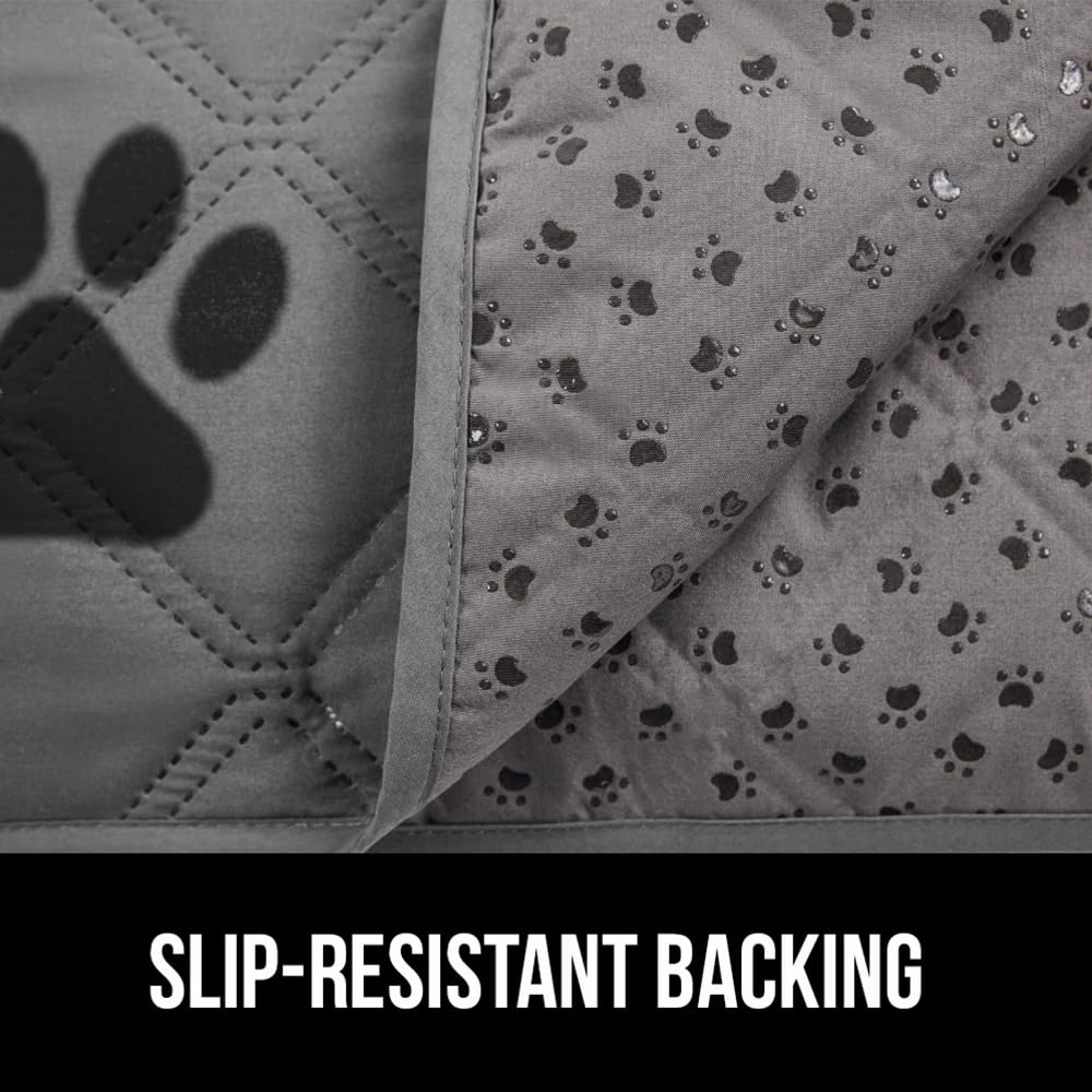 Gorilla Grip bed cover protects sofas and chairs from hair and nails.