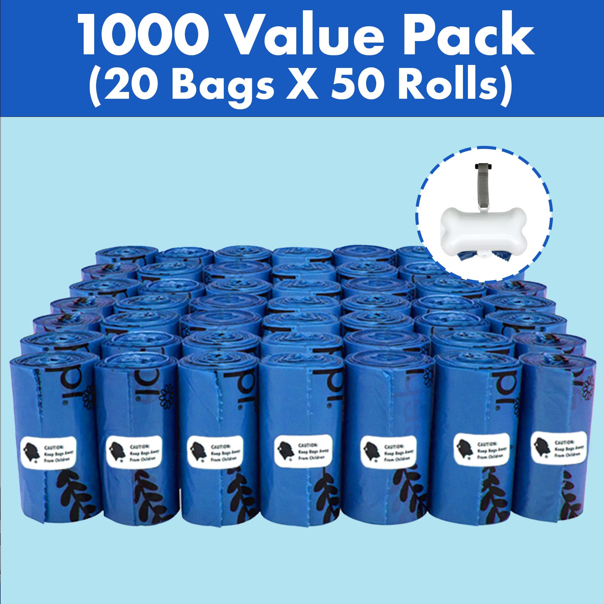 Gorilla Supply 1000-dog-poop-bags ready on reels for daily hikes.