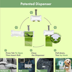 GORILLA SUPPLY thick leakproof bags resist tearing and seal tightly for mess containment