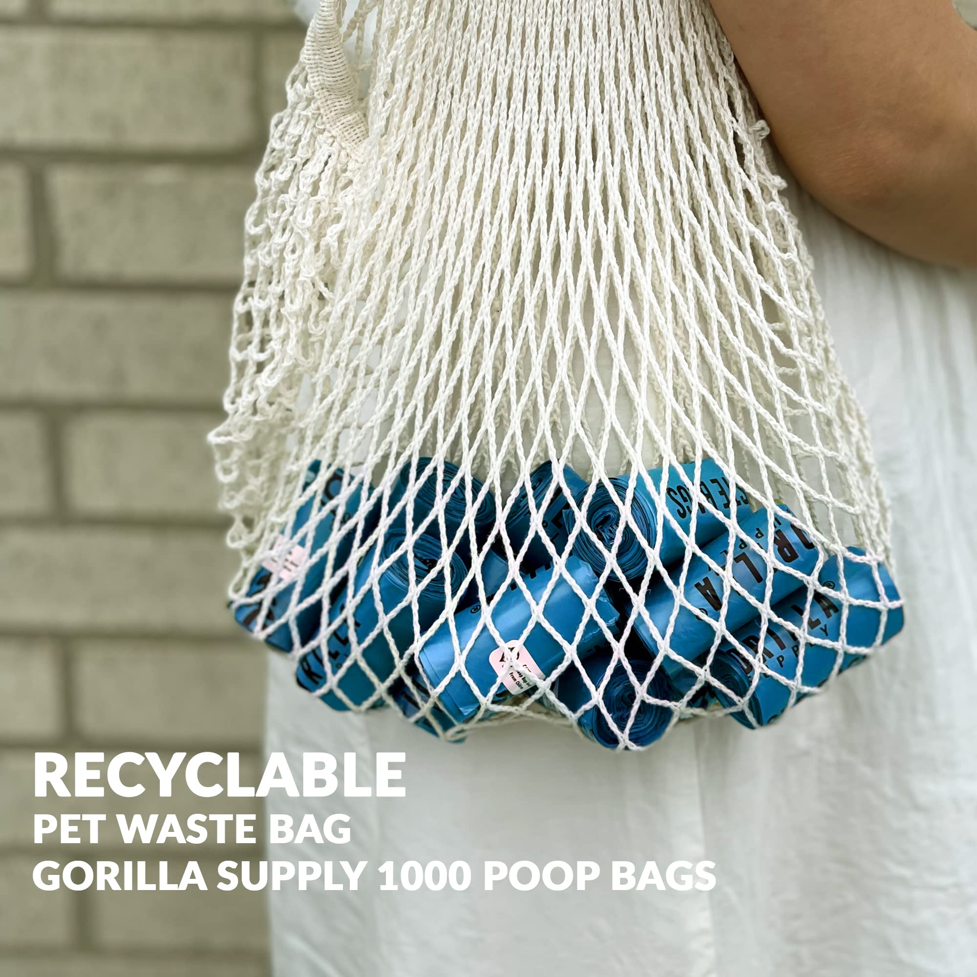 Gorilla Supply 1000-count bag set ideal for year-round dog ownership.