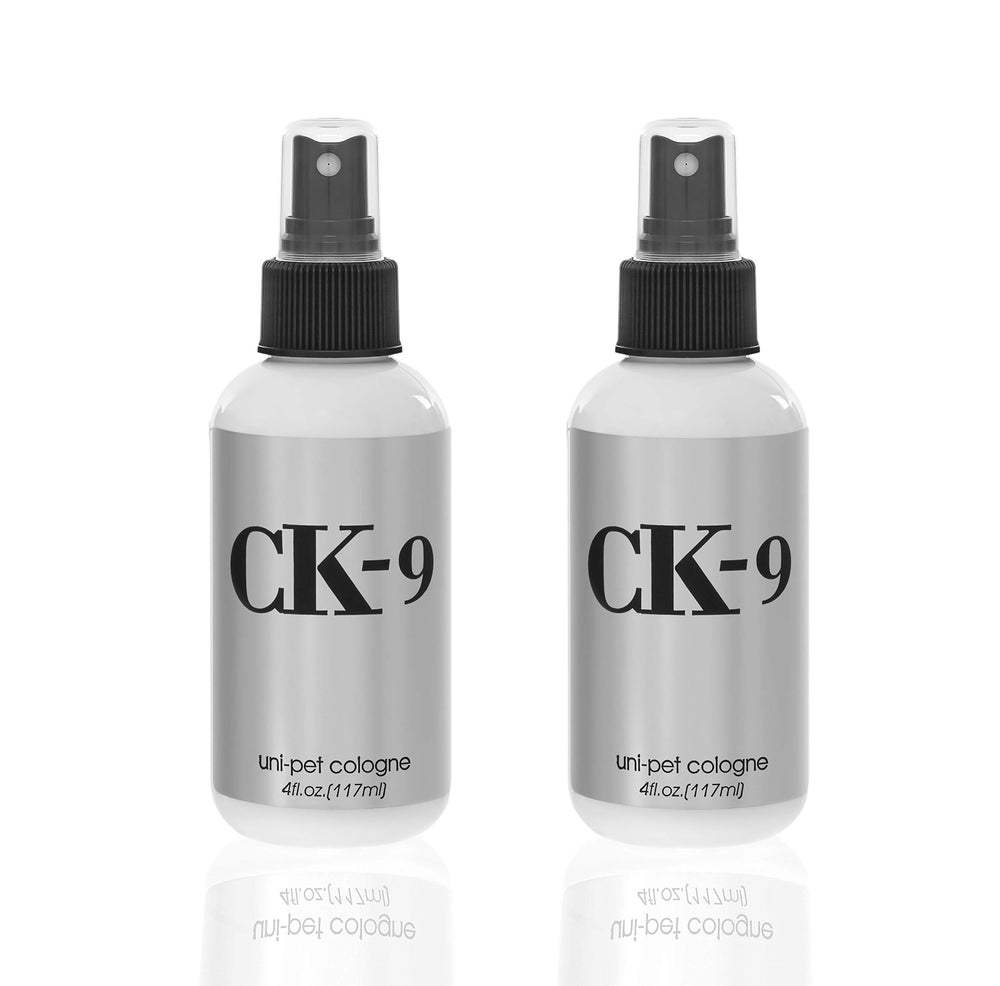 Gotdog CK-9 luxury pet perfume bottle closeup showcasing a fresh, unisex scent for daily use