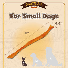 Gootoe usa-sourced turkey tendon close-up signals quality and safety for dogs.