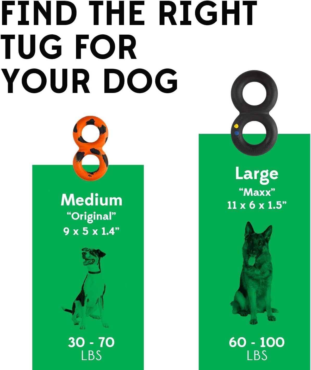 Goughnuts heavy-duty tug toy pink ideal for aggressive chewers
