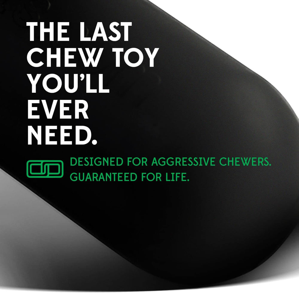 Goughnuts tough dog toy rubber texture close-up highlights safety for teeth and long-lasting play.