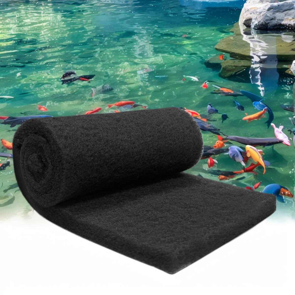 GourragePro aquarium carbon pad cut-to-fit for custom filtration and clean water.