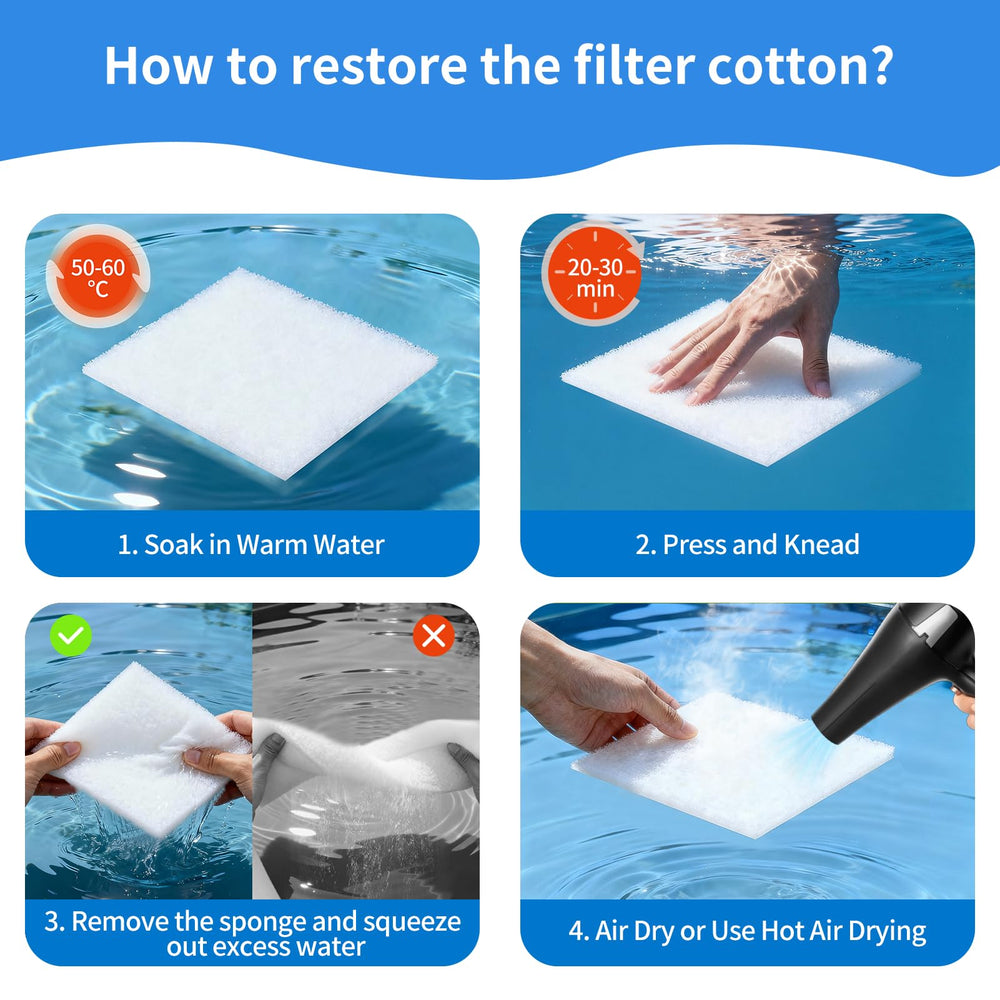 GourragePro filter floss roll helps achieve crystal clear water in home aquariums.