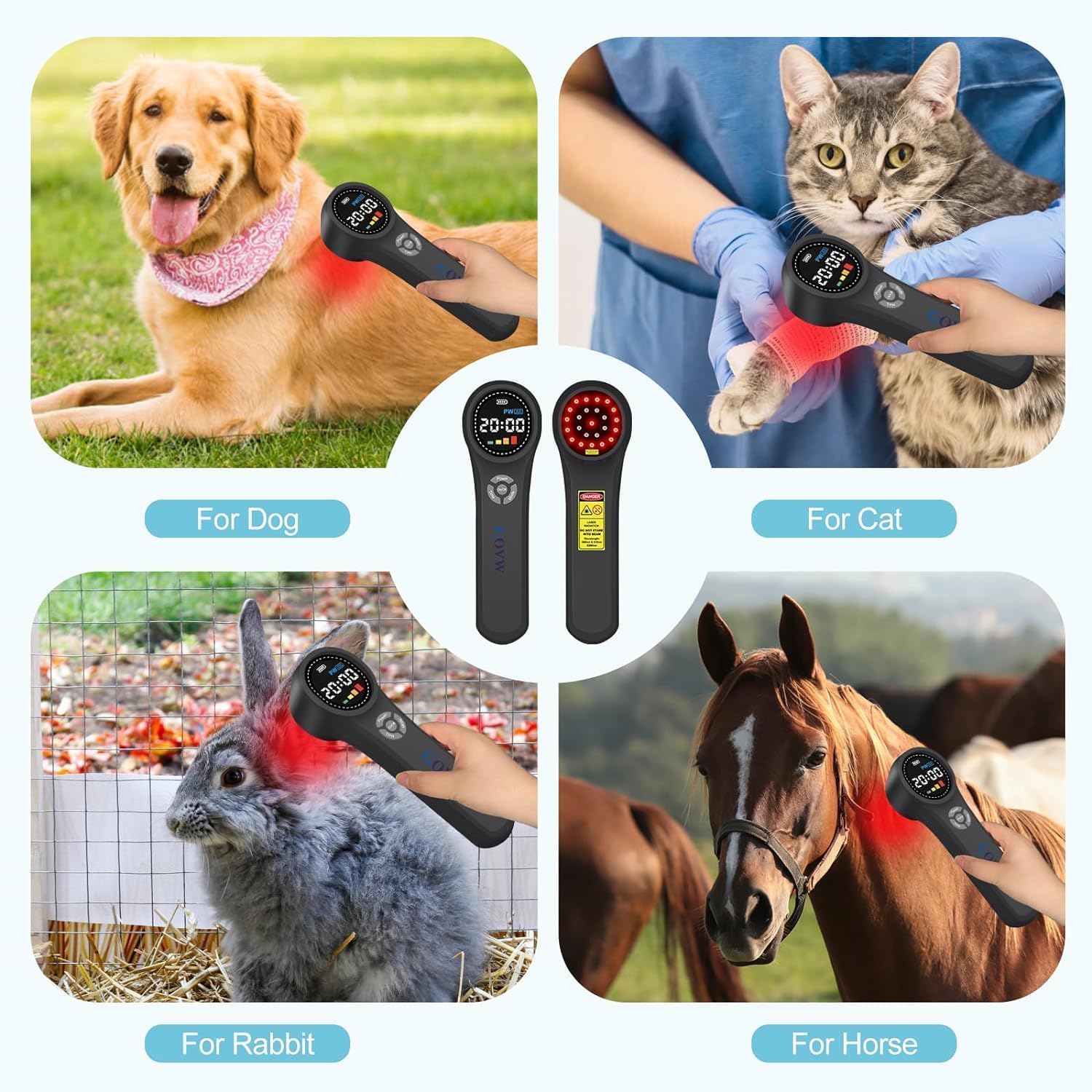 GOVW cold laser clinic-like tool offers veterinary-quality therapy at home.
