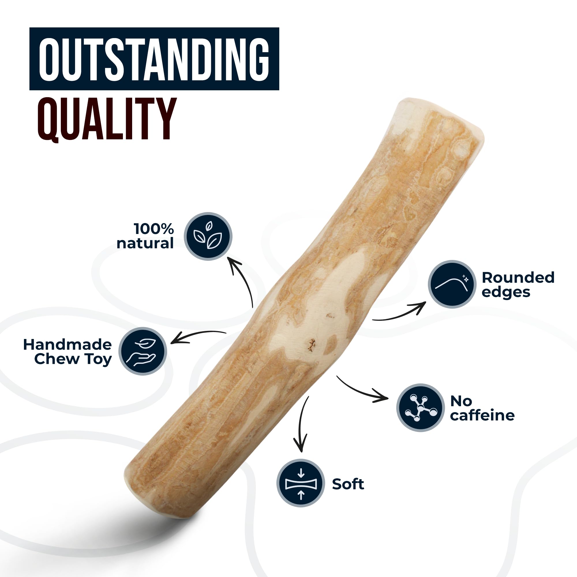 GOWGOW eco-friendly coffee wood toy emphasizes sustainable sourcing for mindful owners.