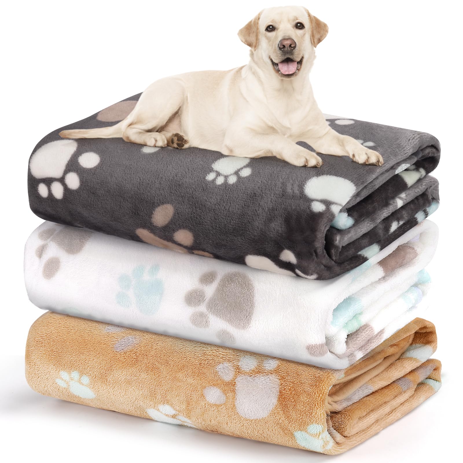 Gowyeg dog blanket large 41x31 in keeps large dogs warm and cozy.
