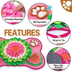 GoxRunx snuffle mat with dense pockets for treats.