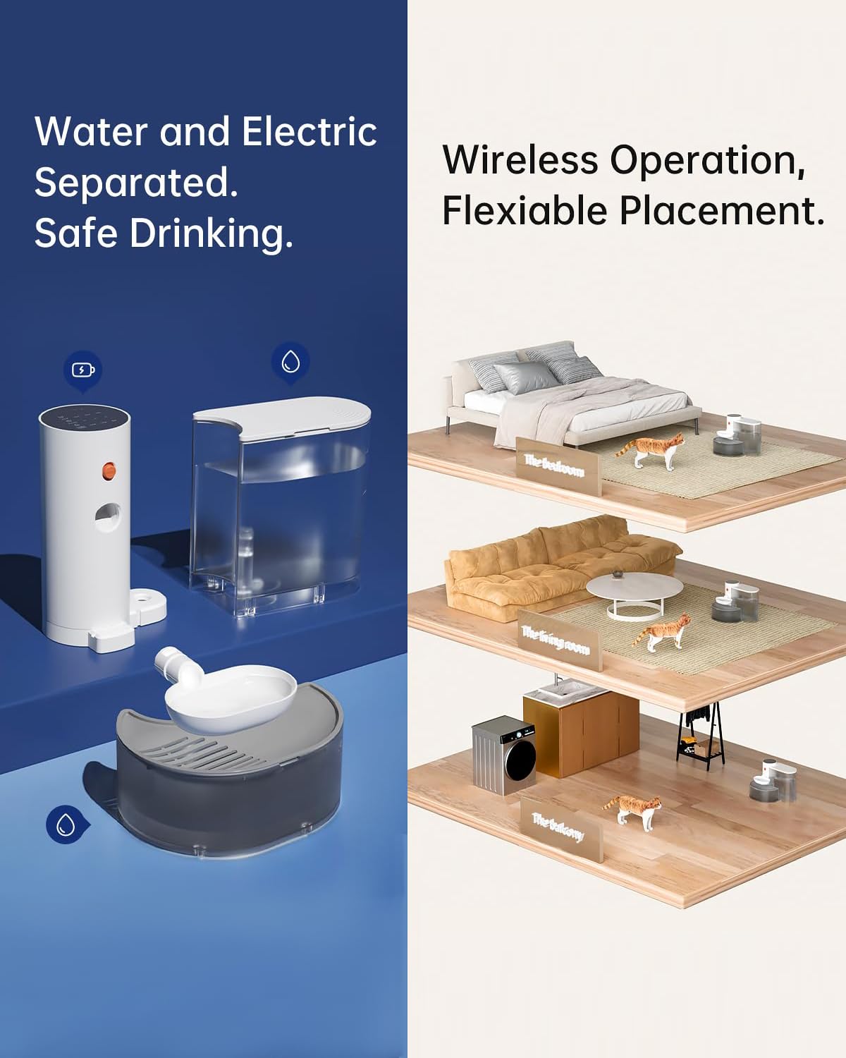 GOYJOY easy-clean parts shot demonstrates quick disassembly for hygienic maintenance.