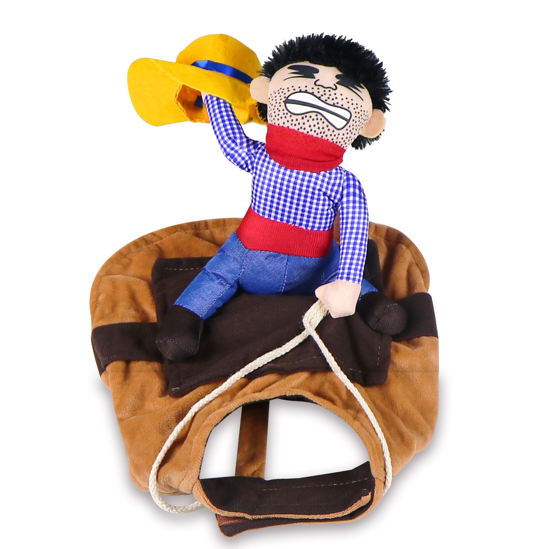 GOYOSWA dog cowboy costume suitable for daily wear and photos.