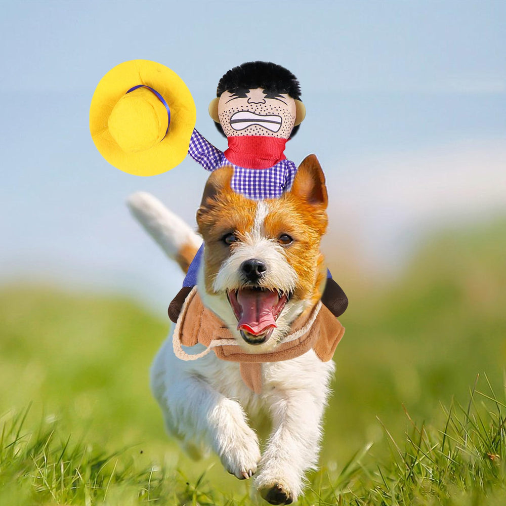 GOYOSWA dog cowboy costume celebrates Halloween with cheerful, photogenic style.