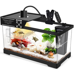 GOZILLA aquatic turtle tank lid secures the habitat for a safe reptile home.