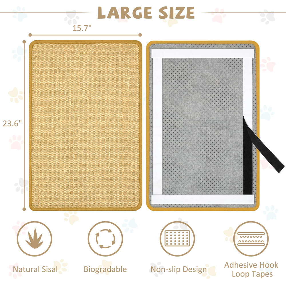 Graciadeco adhesive hook loop tape keeps scratcher securely in place