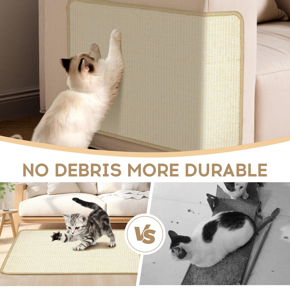 Graciadeco indoor cat-friendly scratching area encourages stretching and claw maintenance.
