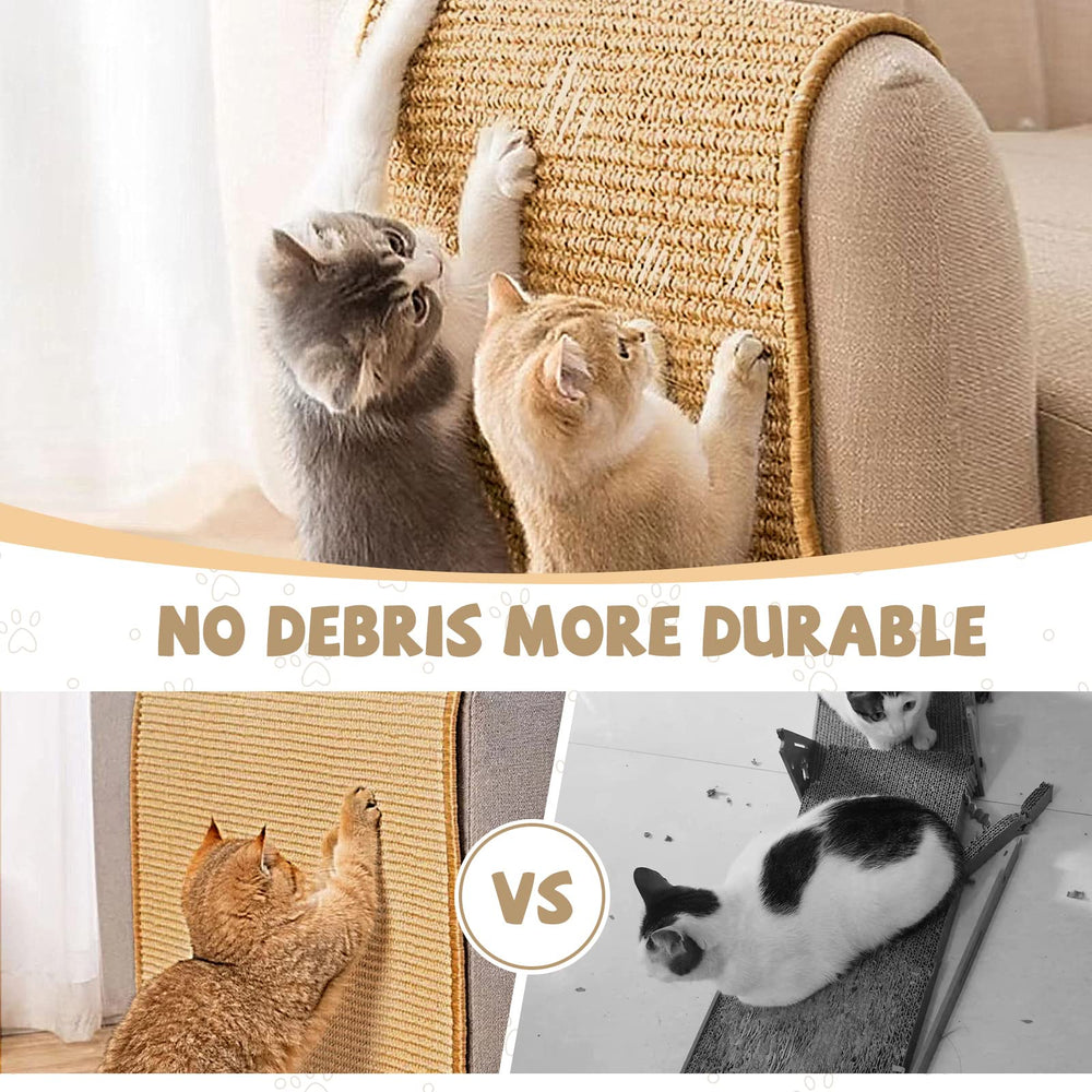 Graciadeco natural sisal fabric offers eco-friendly scratching surface