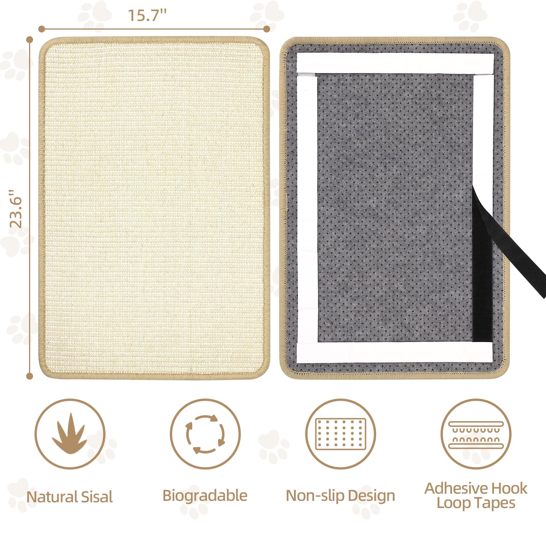 Graciadeco sisal fiber durability highlights longer-lasting scratching for indoor cats in everyday use.