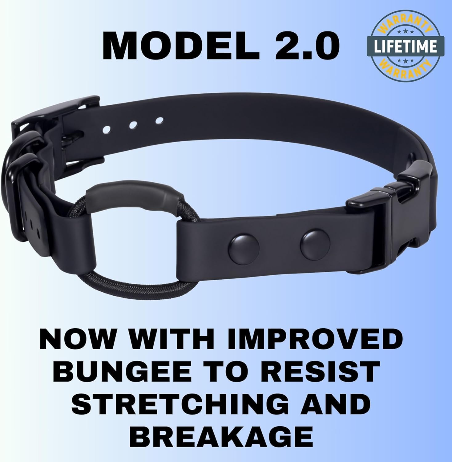 Gracie To The Rescue lifetime warranty on e-collar replacement strap