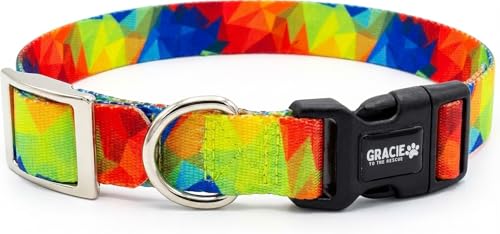 Gracie To The Rescue e-collar replacement strap with adjustable 12-22 inch length for versatile sizing.