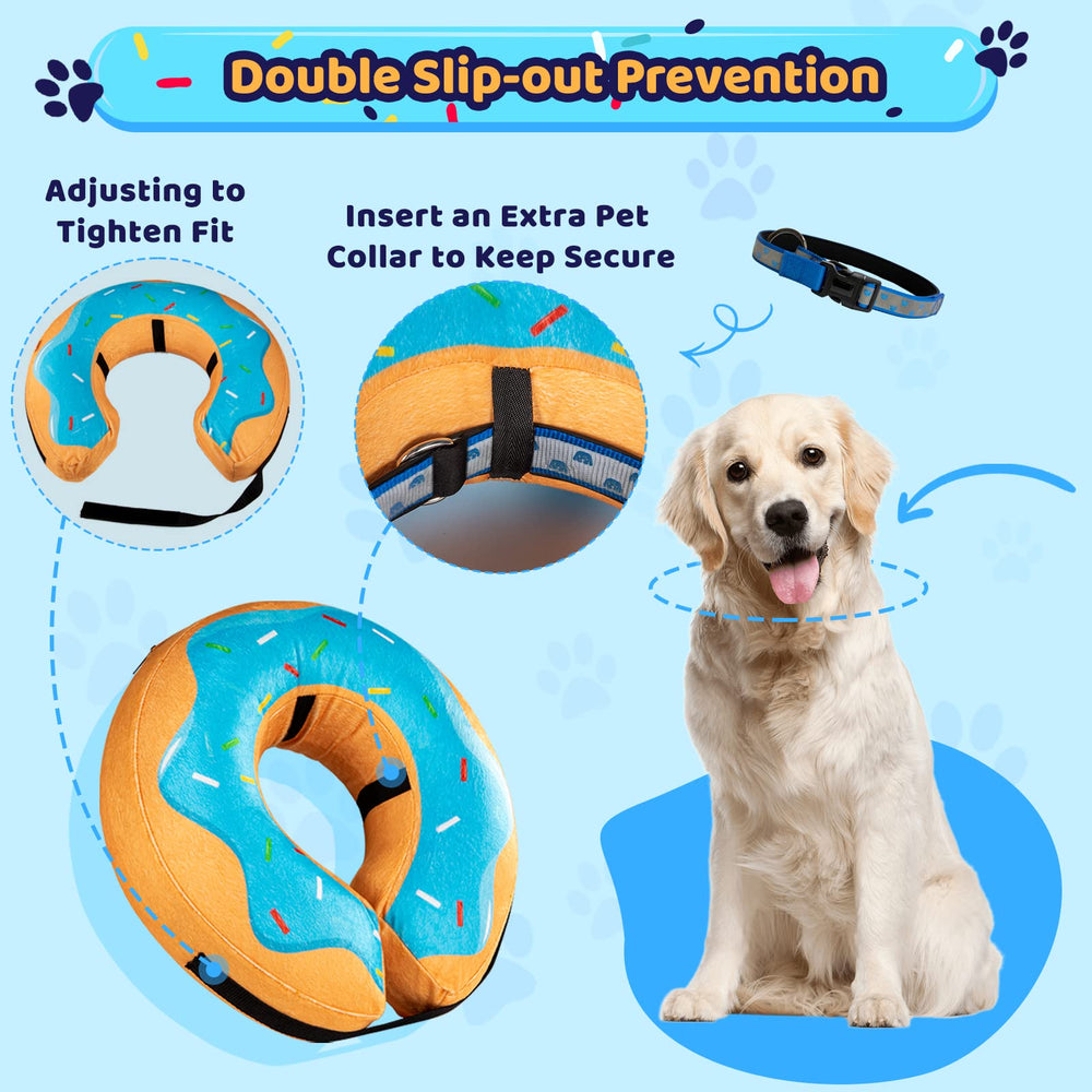Grand Line donut inflatable collar blue internal air bag reduces bulk
