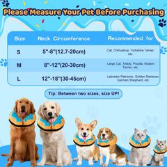 Grand Line donut inflatable collar blue closeup velvet fabric for comfort