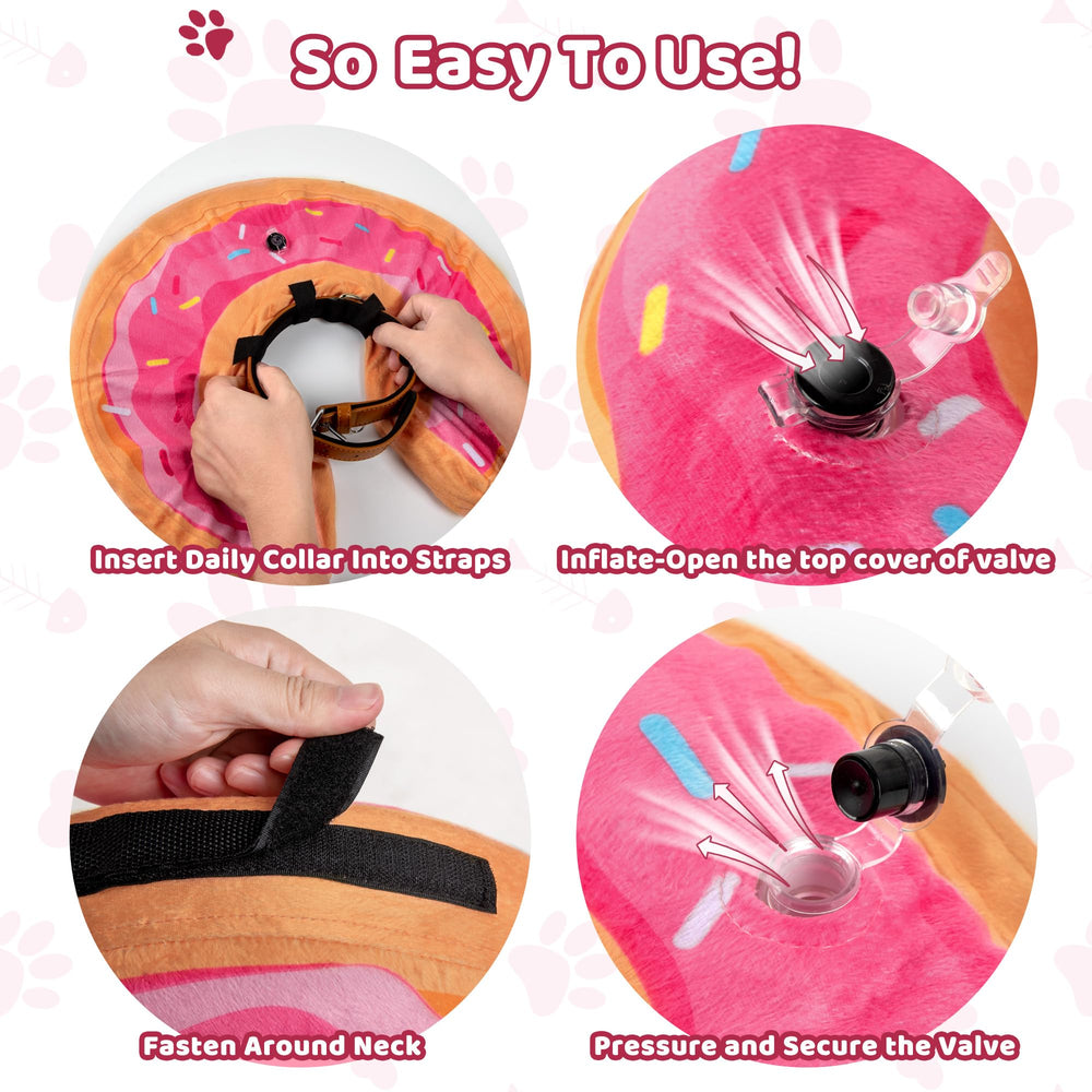 Grand Line donut design in pink doubles as an everyday pet pillow.
