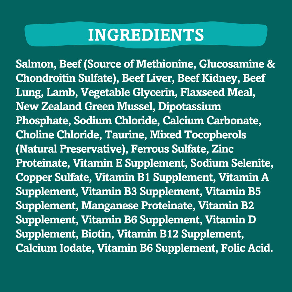 Grandma Mae's RawTernative green mussels image shows natural glucosamine sources