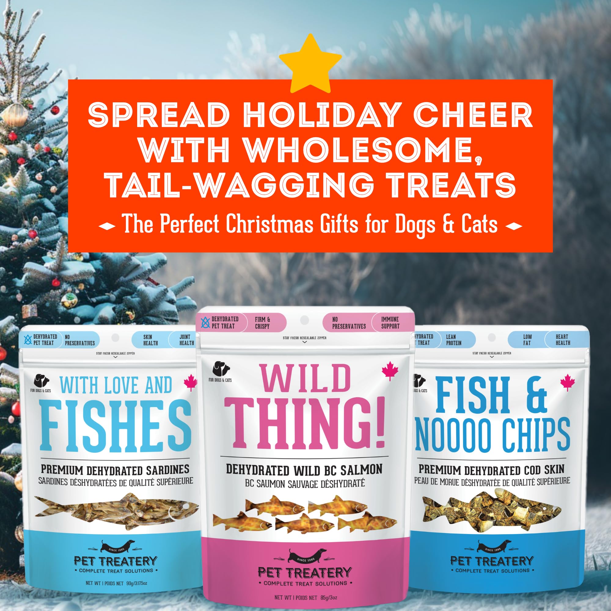The Granville Island Pet Treatery sardines for cats – palatable protein snack for felines