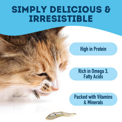Granville Island Pet Treatery sardines crunch texture – firm bite ideal for rewards