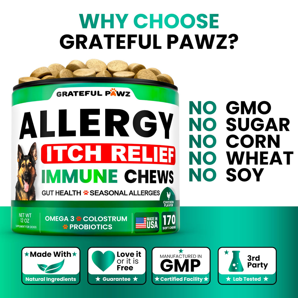 Grateful Pawz dog itch relief hot spots suggests soothing skin support