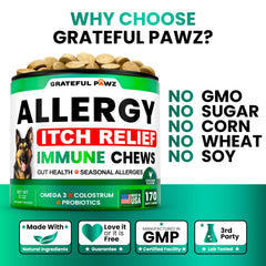 Grateful Pawz dog itch relief hot spots suggests soothing skin support