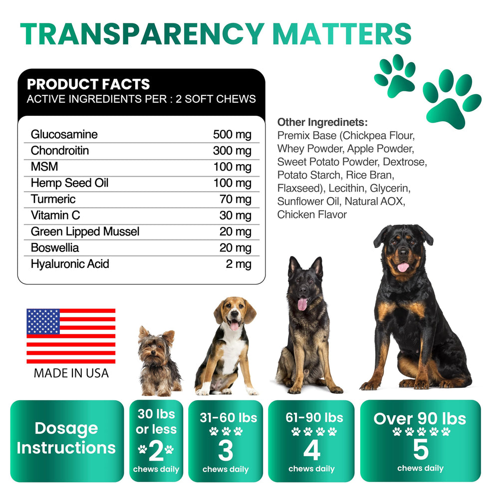 Grateful Pawz mobility chews in action showing movement improvement potential